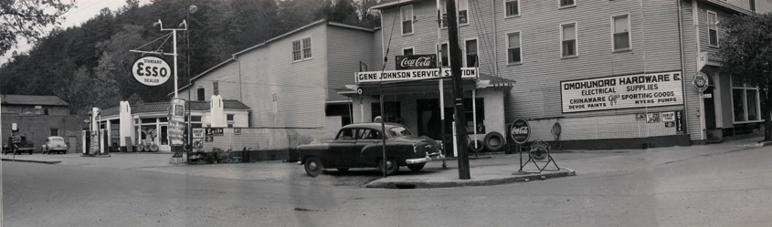 The corner of Main and Valley Streets in Scottsville