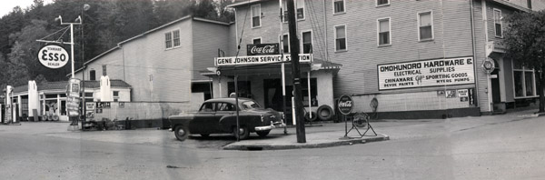 Two Large Fires Raged On Scottsville's Main Street, February 1976.