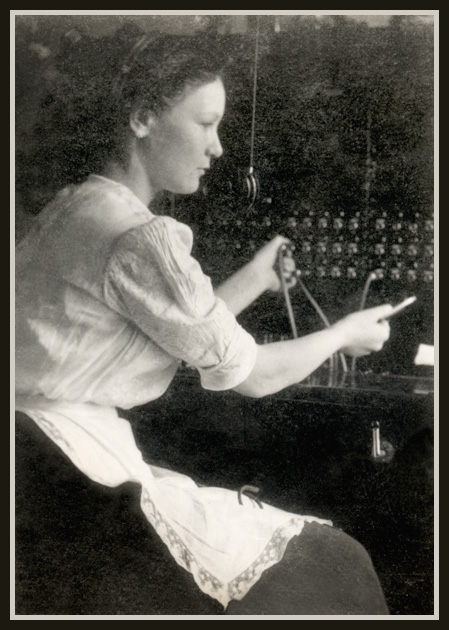 Edith Taggart, Scottsville Central, ca. 1915