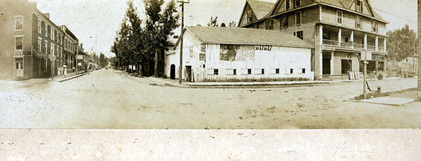 The Corner of Valley and Main Streets