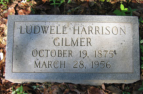 Ludwell Harrison Gilmer Gravestone
