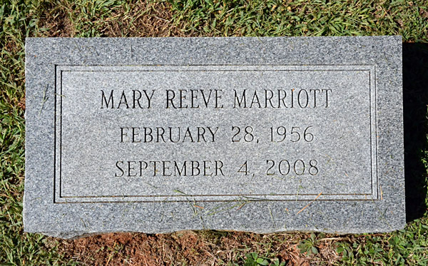 Mary Reeve Marriott, Scottsville Baptist Church