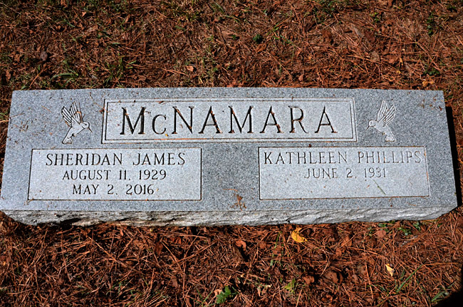 Sheridan James McNamara and Kathleen Phillips McNamra, Scottsville Baptist Church