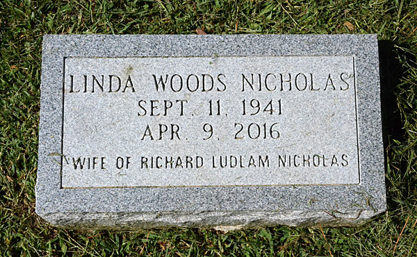 Linda Woods Nicholas, Scottsville Baptist Churh