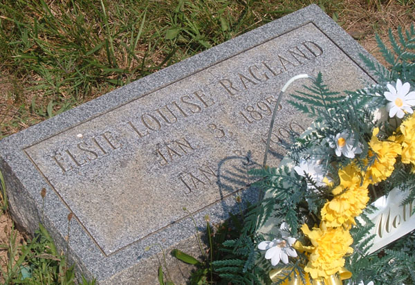 Elsie Louise Ragland Gravestone Gravestone