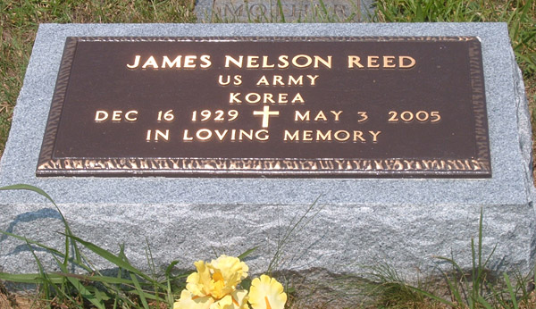 James Nelson Reed Gravestone