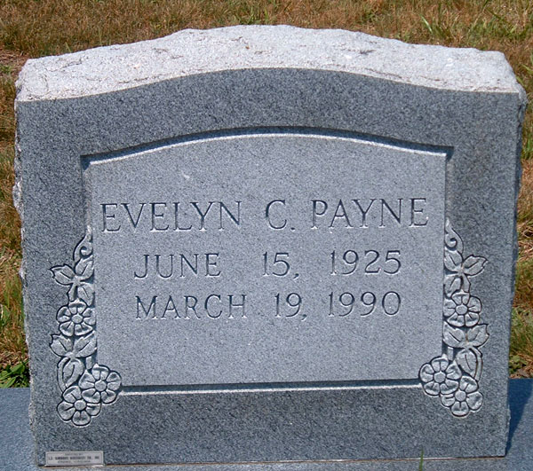 Evelyn C. Payne Gravestone