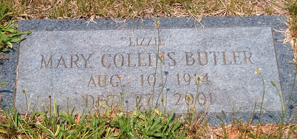 Mary Collins Lizzie Butler 