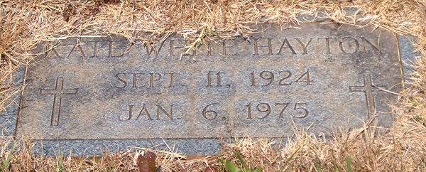 Kate White Hayton