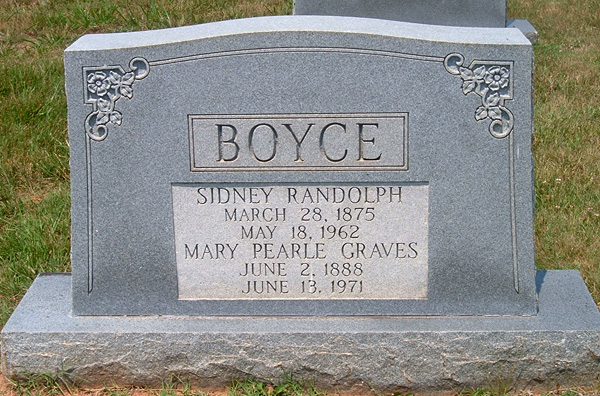 Sidney Randolph Boyce and Mary Pearle Graves Boyce