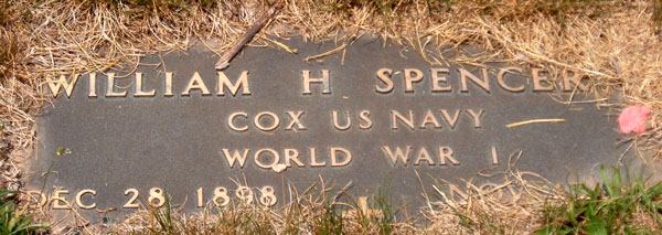 William H. Spencer Gravestone
