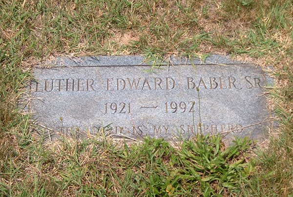 Luther Edward Baber, Sr.,