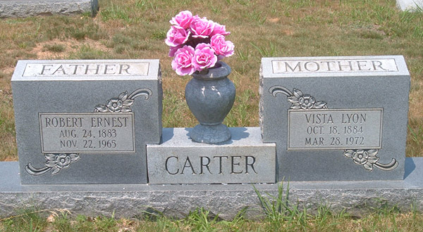 Robert Ernest Carter and Vista Lyon Carter