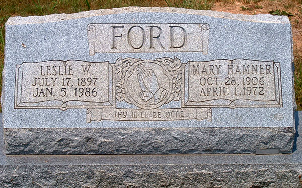 Leslie W. Ford and Mary Hamner Ford
