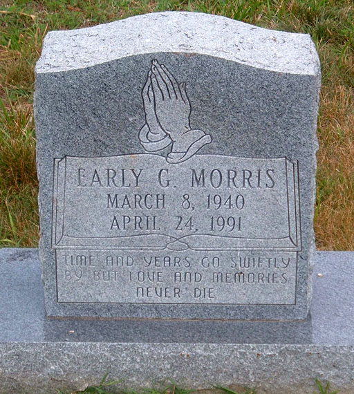 Early G. Morris Gravestone