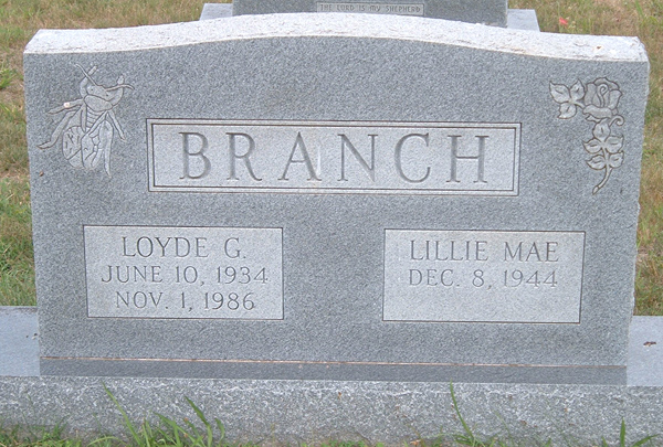Loyde G. Branch and Lillie Mae Branch 