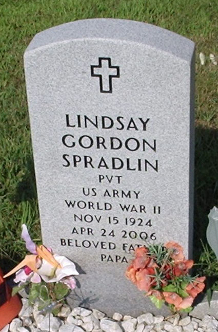 Lindsay Gordon Spradlin Gravestone