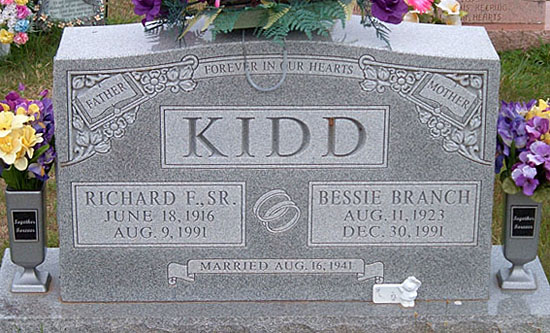 Richard F. Kidd, Sr., and Bessie Branch Kidd