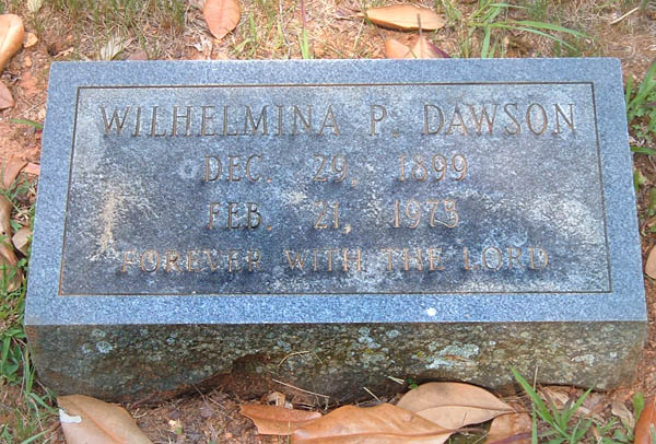 Wilhelmina P. Dawson
