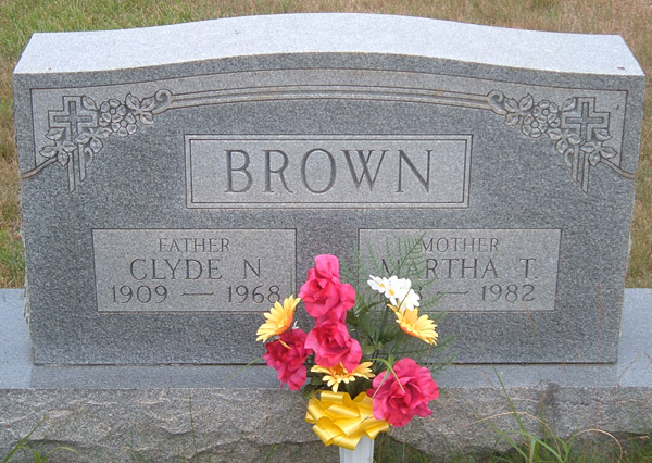 Clyde N. Brown and Martha T. Brown 