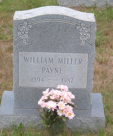 William Miller Payne Gravestone