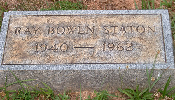 Ray Bowen Staton Gravestone