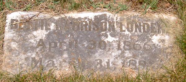 Bettie Harrison Londeree  Gravestone
