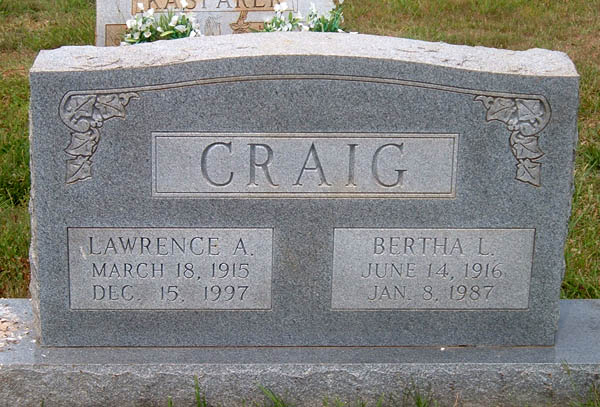 Bertha L. Craig and Lawrence A. Craig