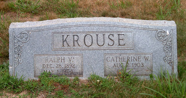 Ralph V. Krouse and Catherine W. Krouse
