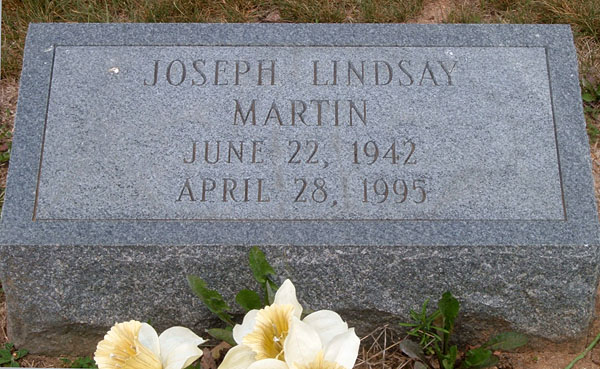 Joseph Lindsay Martin Gravestone