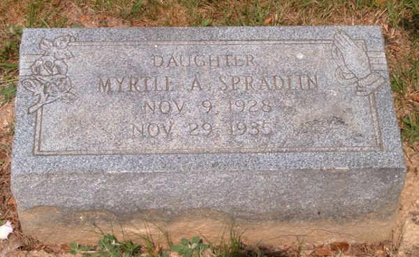 Myrtle A. Spradlin Gravestone