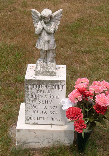 Samantha Dawn Seay Gravestone,