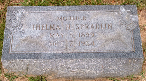 Thelma H. Spradlin Gravestone