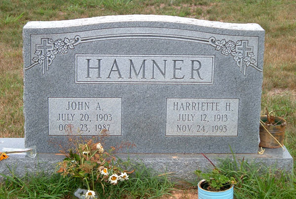 John A. Hamner and Harriet H. Hamner