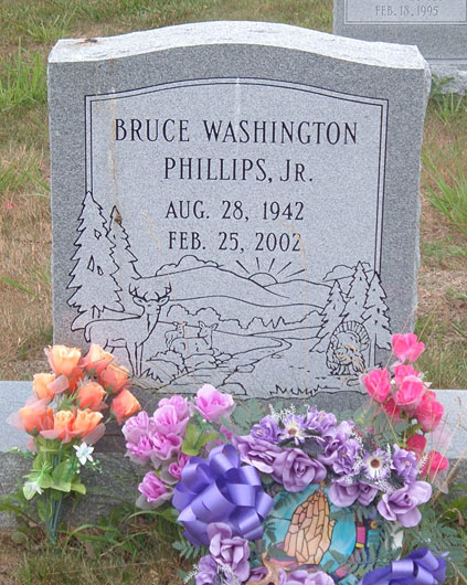 Bruce Washington Phillips, Jr., Gravestone