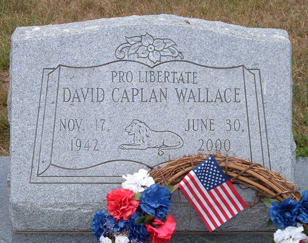 David Caplan Wallace Gravestone