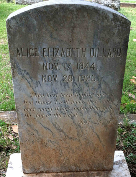 Alice Elizabeth Dillard
