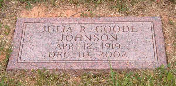 Julie R. Goode Johnson