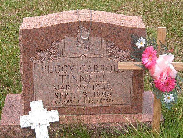Peggy Carroll Tinnell Gravestone