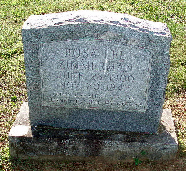 Rosa Lee Zimmerman
