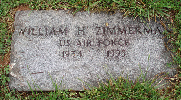 William H. Zimmerman Gravestone