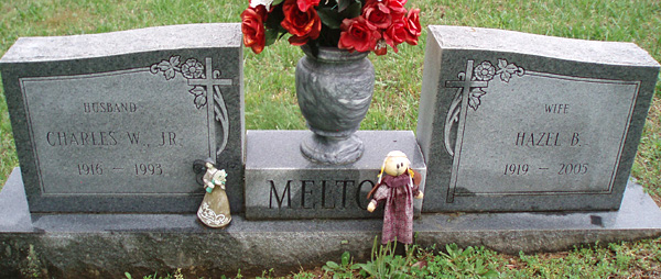 Charles W. Melton, Jr., and Hazel B. Melton Gravestone