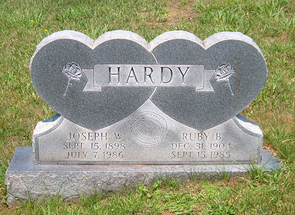 Joseph W. Hardy and Ruby B. Hardy