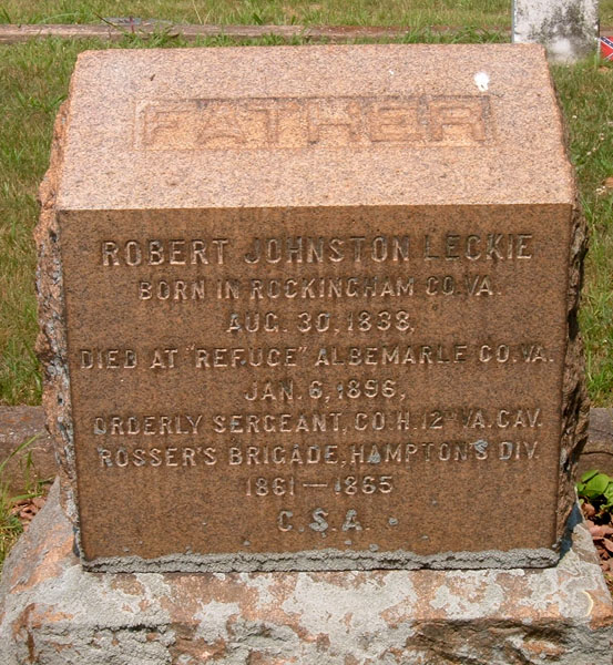 Robert Johnston Leckie Gravestone