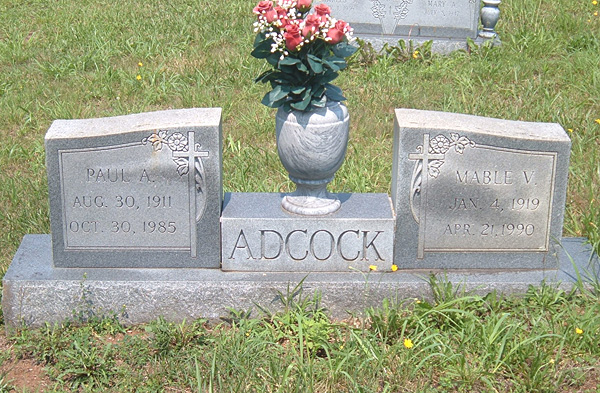 Paul A. Adcock and Mable V. Adcock