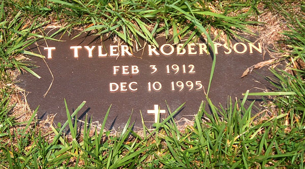 T. Tyler Robertson Gravestone