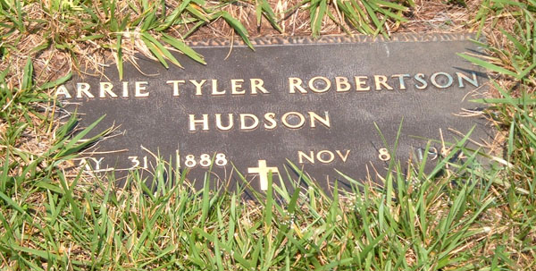 Carrie Tyler Robertson Hudson