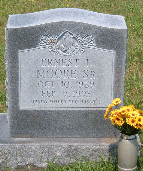 Ernest L. Moore Gravestone