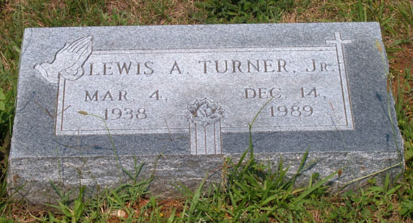 Lewis A. Turner, Jr., Gravestone