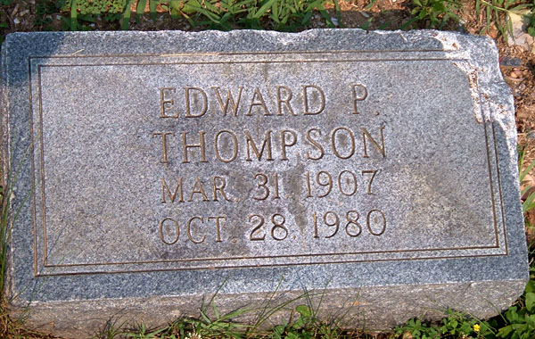 Edward P. Thompson Gravestone